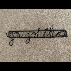 You Got This Room Decal Jewelry Holder